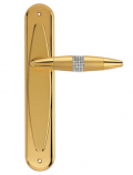 Havana Mesh Door Handle on Plate Linea Calì Crystal
