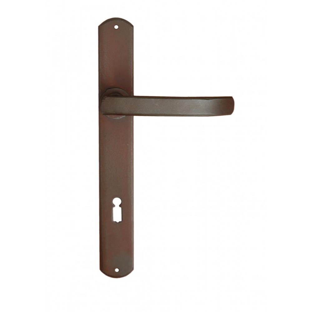 Helsinki Galbusera Door Handle with Plate