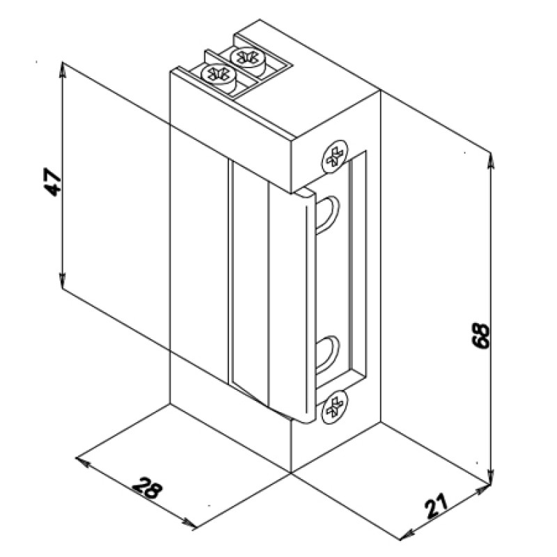 Automatic Electric Strike With Hold Open Function Built In 31412A Opera