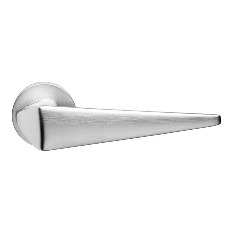 Kendo Matt Bronze Door Handle With Rose od Contemporary Design Linea Calì Design