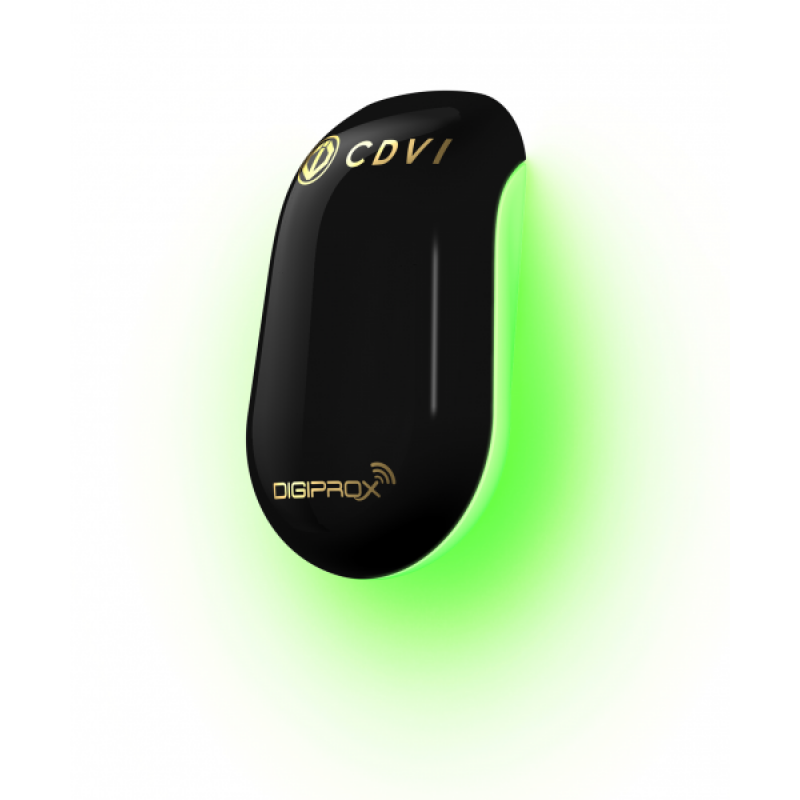 Compact Proximity Reader NANOPB Black Polycarbonate Retro-Illuminated Wiegand at 125Khz Innovative Design CDVI