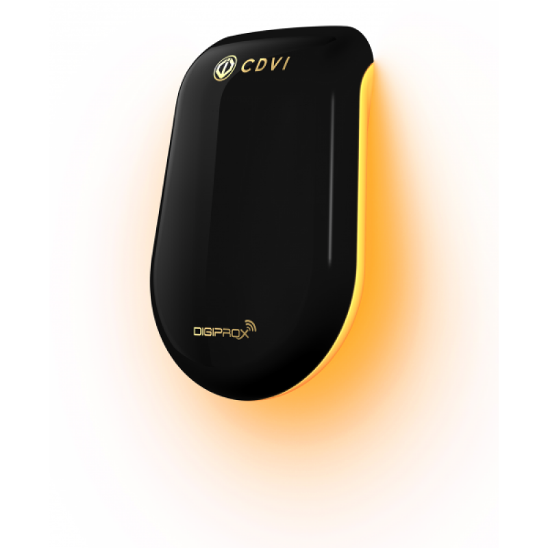 SOLARPB Proximity Reader in Black Polycarbonate Retro-Illuminated Wiegand at 125Khz Innovative Design CDVI