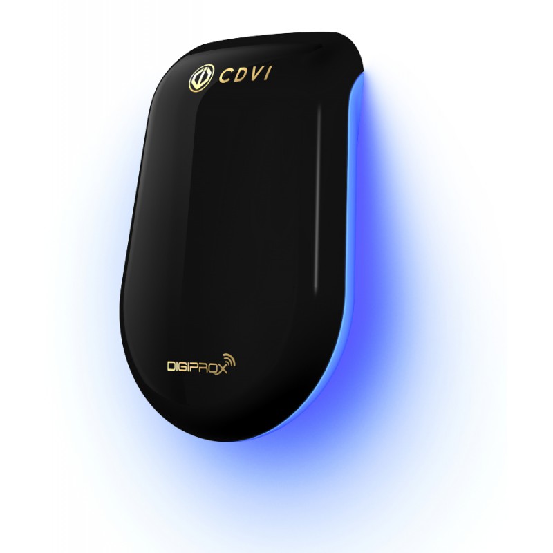 SOLARPB Proximity Reader in Black Polycarbonate Retro-Illuminated Wiegand at 125Khz Innovative Design CDVI