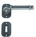 Lisbon Galbusera Door Handle with Rosette and Escutcheon Plate