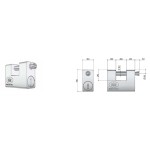 Prefer UL20 Armored Padlock for Overhead Garage Door