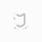 M18D pba Handle Aluminum Extruded