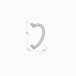 M18S pba Pull Handle in Aluminum Extruded