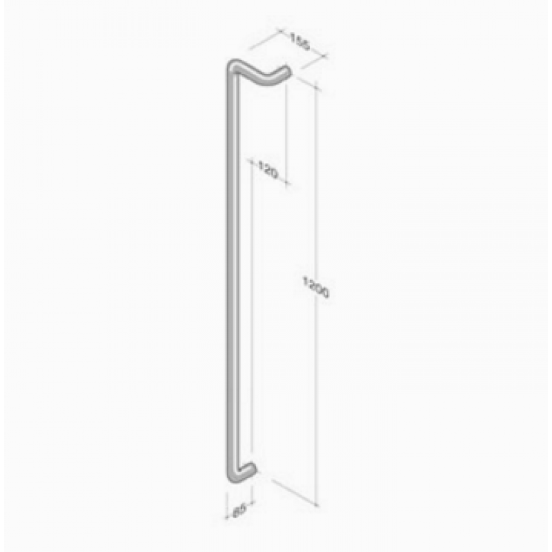 M18Z pba Pull Handle in Aluminum Extruded