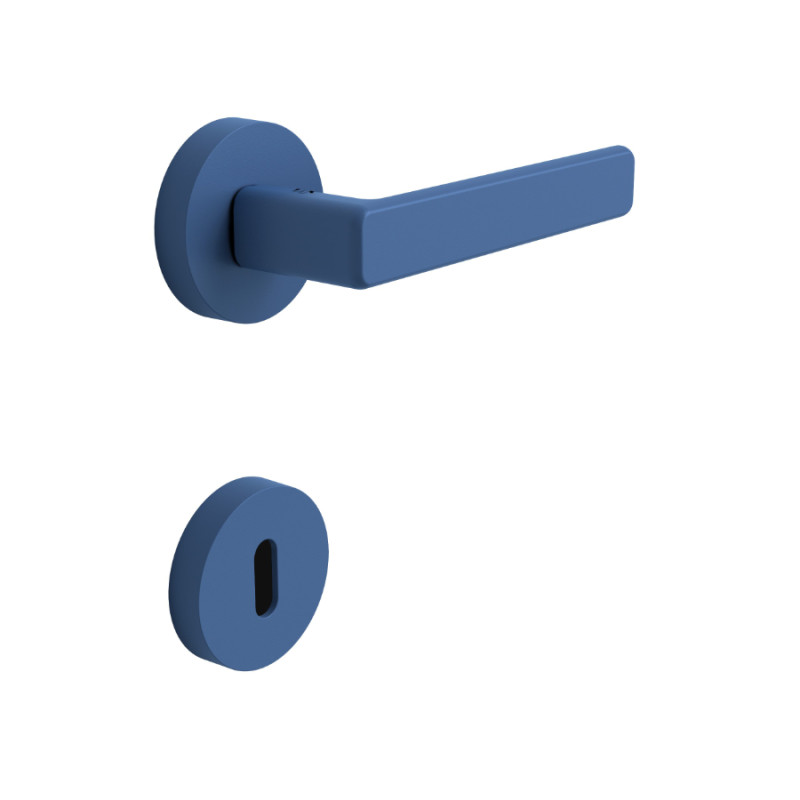DUE COLOMBO DESIGN MOOD Door Handle with Round Rosette