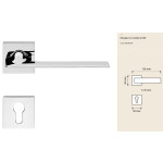 Jet Linea Calì Door Handle Sharp Lines Slim Grip Made in Italy