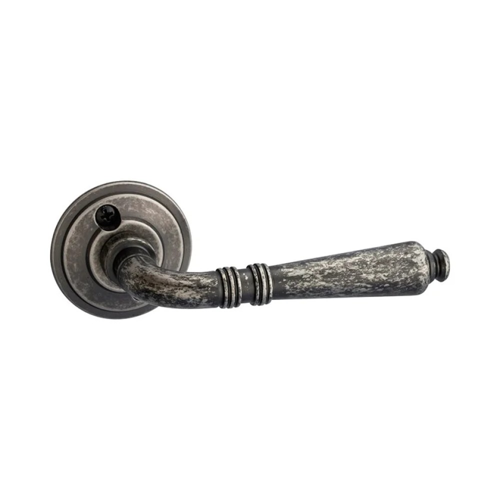 Vintage Door Handle with Visible Screws Geneva Reguitti