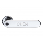 Door Handle with Personalized Writing H 1055 Words by the Italian Designer Franco Poli for Valli & Valli