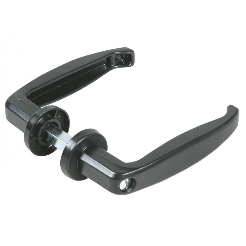 Handles for Metallic Doors with Screw Black Painted IBFM