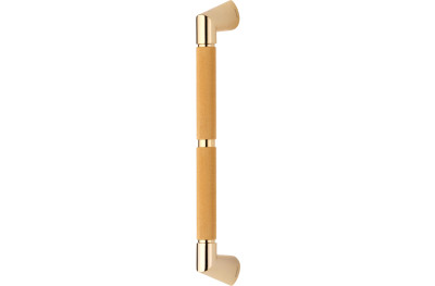 Grip Linea Calì Brass Door Pull Handle Featured in Nespresso Advertising