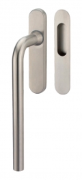 Lift & Slide handle Tropex Oslo in Satin Steel