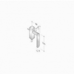 pba 2001.IT.DK Handle for Windows in Stainless Steel AISI 316L