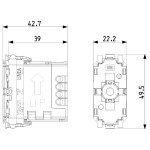 Connected Dimmer Mechanism VIEW Wireless VIMAR LINEA 30805
