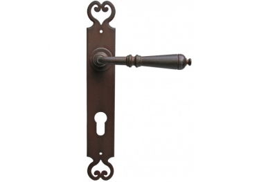 Moscow 2 Galbusera Door Handle with Plate