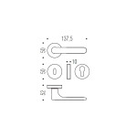 One Mood - Colombo Design - Colored Door Handle - Round