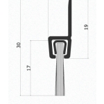 DIY Fixed Draft Excluder for Door Comaglio 125SP Comax Series Various Sizes
