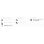 Draft Excluder for Doors Comaglio 1700 Mini Pressure Series Various Sizes