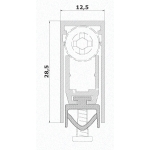 Draft Excluder for Doors Comaglio 470 Cheap Series Various Sizes