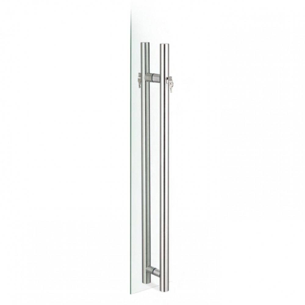 pba KLS.Y01.0000 Pull Handle with Lock in Stainless Steel AISI 316L