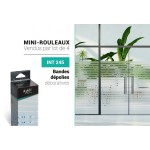 Striped Adhesive Window Film Reflectiv INT 245 with 45 mm lines