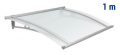 Newstyle Canopy NS-01 Neutral Satin Roof 1,00m Overhang Royal Pat Newentry