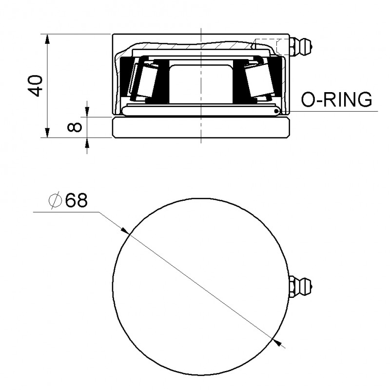 Large Bottom Plate Swing Gate Combiarialdo