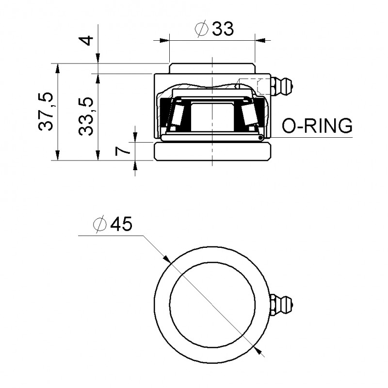 Small Bottom Plate Swing Gate Combiarialdo