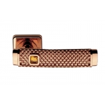 Pink Dream Jewellery PFS Pasini Door Handle with Rose and Escutcheon