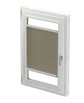 Plicell Novo Pleated Window Curtain 16 mm with Aluminum Frame
