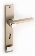 Plus Line Brass Door Handle on Plate Fashion Line PFS Pasini