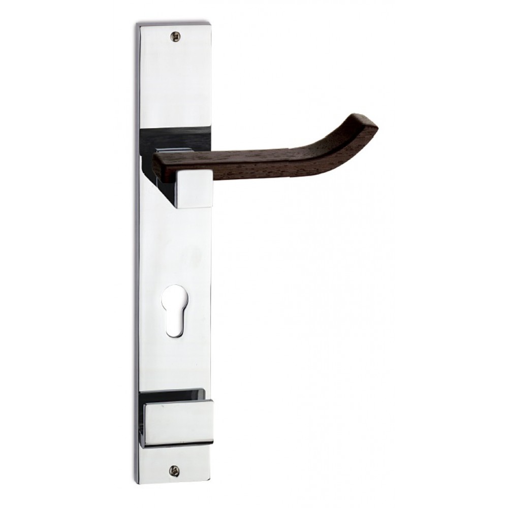 Plus Up Wood Door Handle on Plate Fashion Line PFS Pasini
