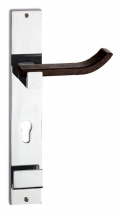 Plus Up Wenghe Wood Door Handle on Plate Fashion Line PFS Pasini