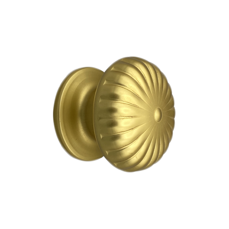 Fixed Decorated Knob in Anodized Aluminum Saguatti 161