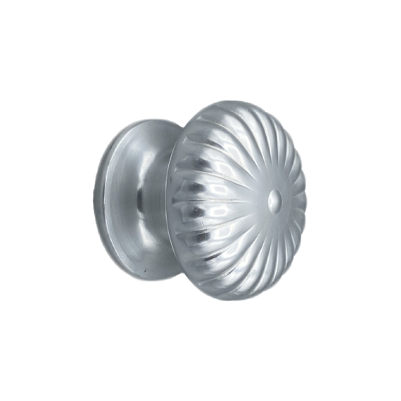 Fixed Decorated Knob in Anodized Aluminum Saguatti 161