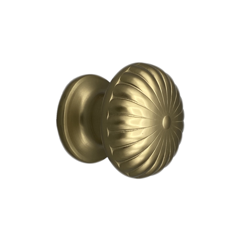 Fixed Decorated Knob in Anodized Aluminum Saguatti 161