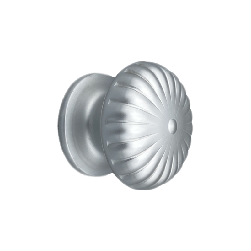 Fixed Decorated Knob in Anodized Aluminum Saguatti 161