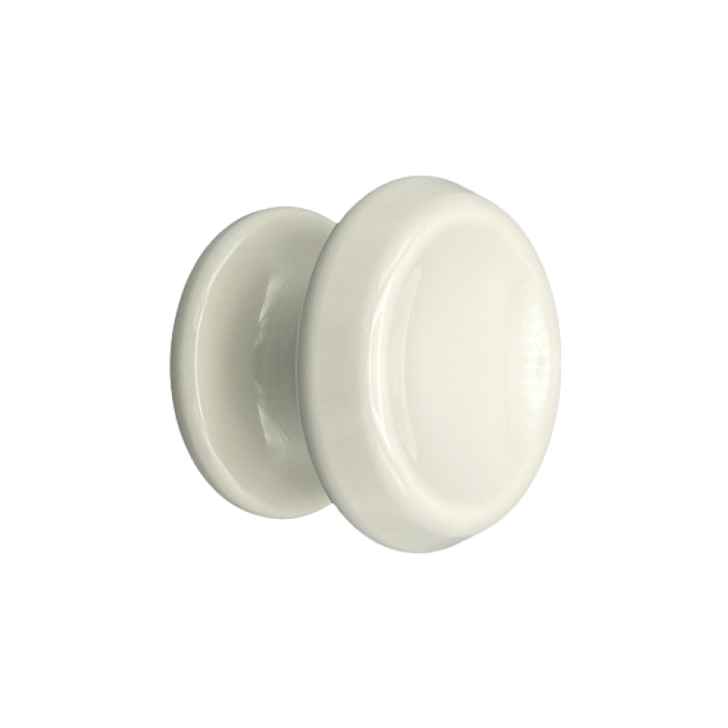 Fixed Door Knob - Saguatti 866 - Hollowed Out Shape - in Painted Aluminum