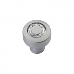 Furniture Knob Linea Calì Cosmic Crystal CS with Swarowski Satin Chrome