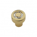 Cabinet Knob Linea Calì Cosmic Crystal OZ with Swarowski® Gold Plated