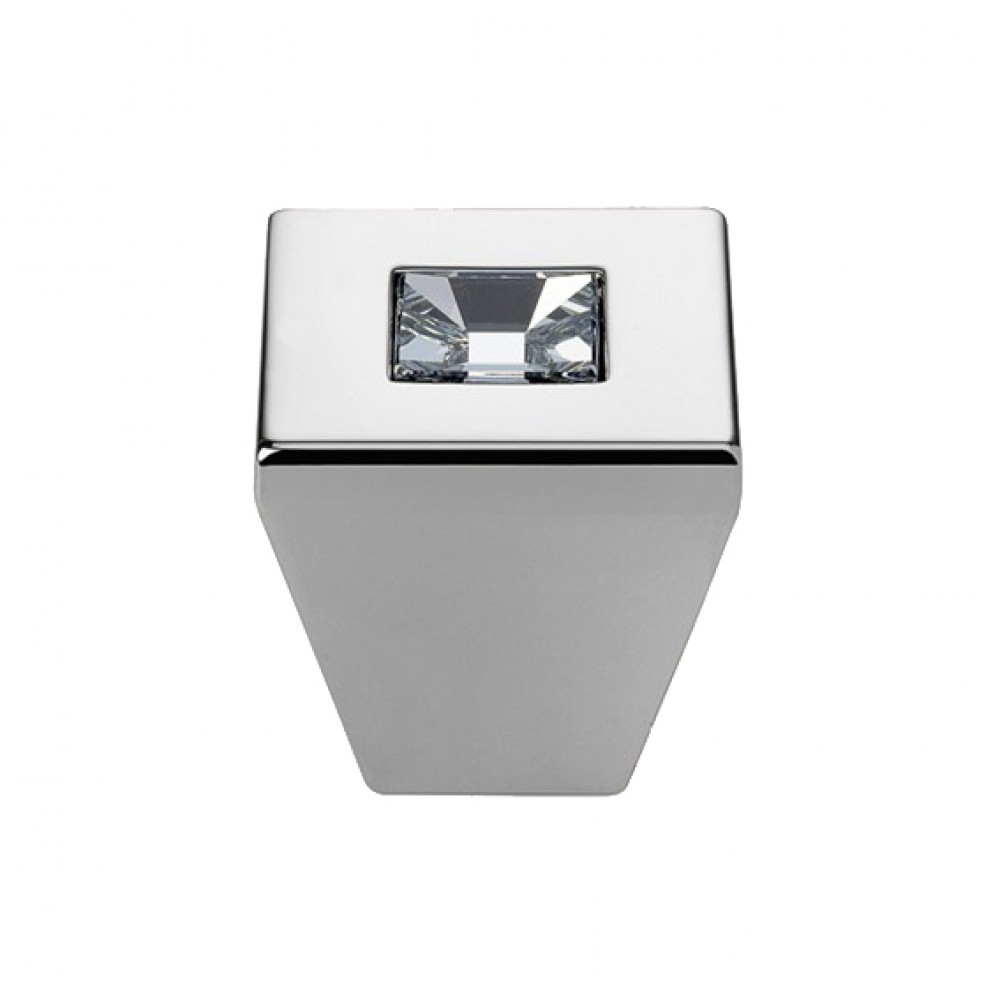 Furniture Knob Linea Calì Reflex PB with Swarowski® Polished Chrome