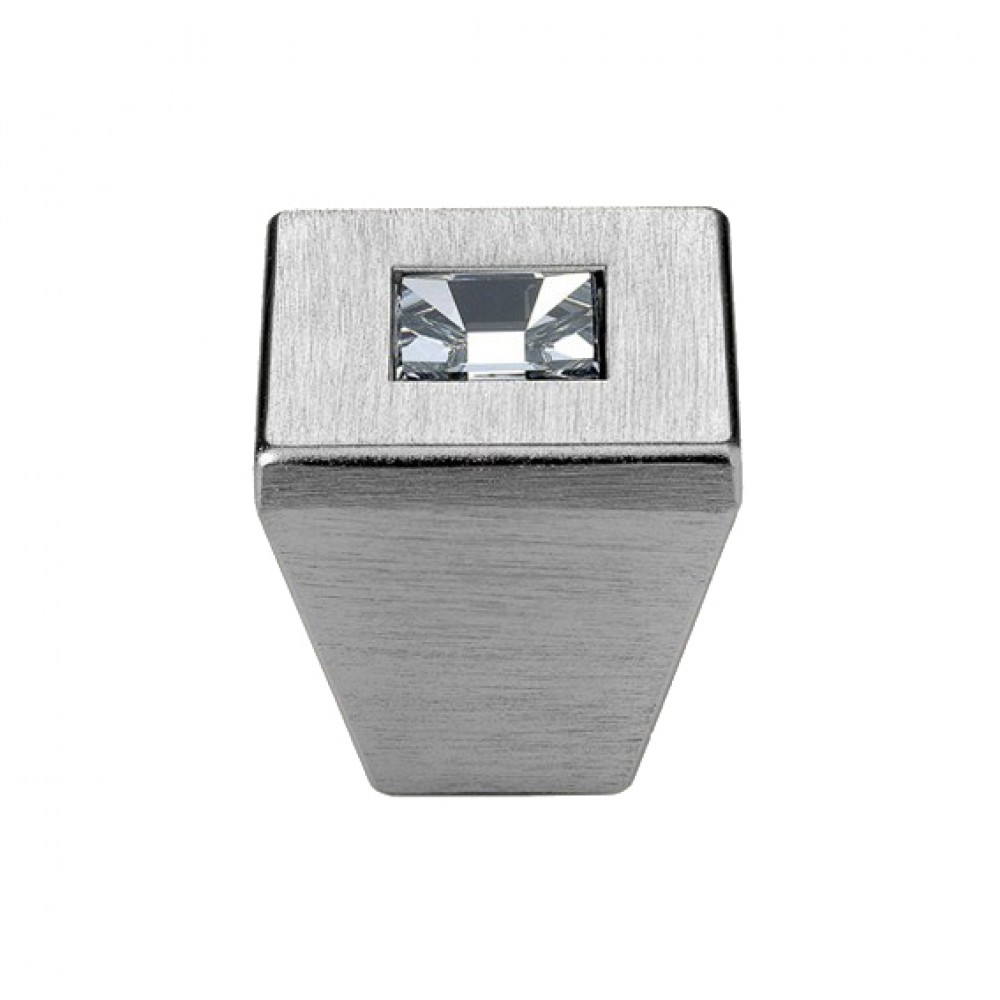 Furniture Knob Linea Calì Reflex PB with Swarowski® Satin Chrome