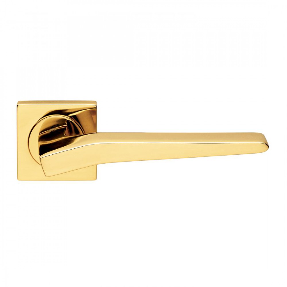 Preso Design Manital Polished Brass Door Lever Handles