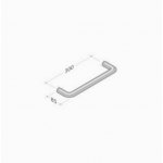 PVD-201 pba Pull Handle in stainless steel PVD treatment 