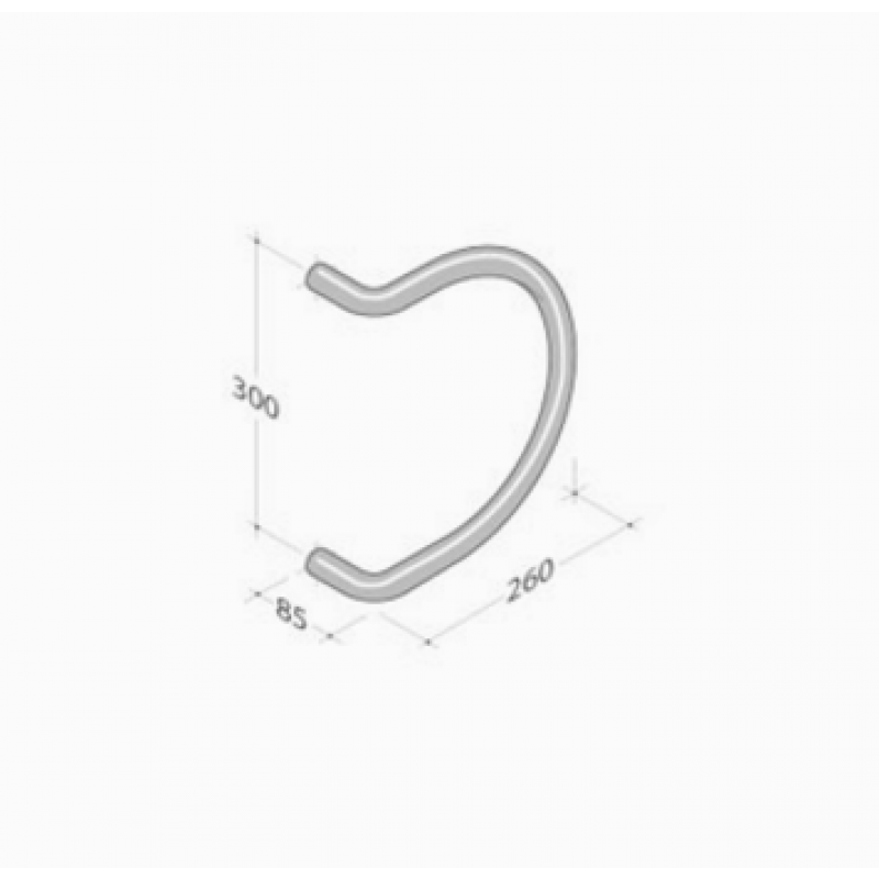 PVD-235 pba Pull Handle in stainless steel PVD treatment 