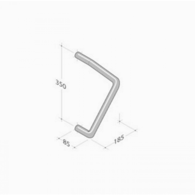 PVD-251 pba Pull Handle in stainless steel PVD treatment 