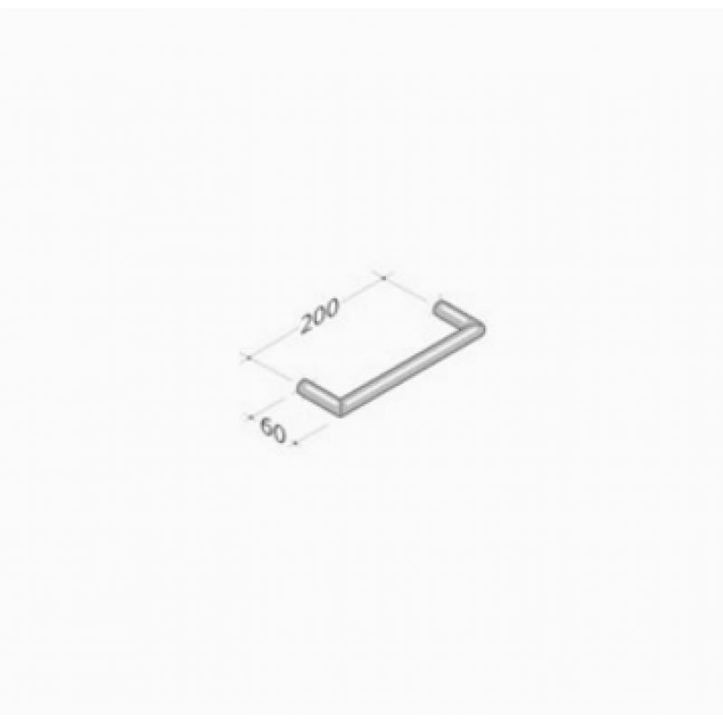 PVD-260 pba Pull Handle in stainless steel PVD treatment 